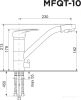 Смеситель Maunfeld MFQT-10BG (бежевый)