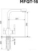 Смеситель Maunfeld MFQT-16W (кремовый)