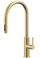 Смеситель Paulmark Senso Se215180-SBG (золото/светлое брашированное золото)