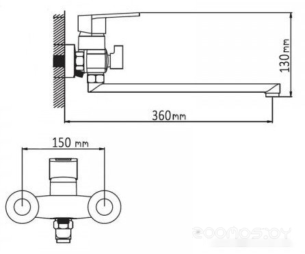 Смеситель Wisent WP2230-7, фото 2