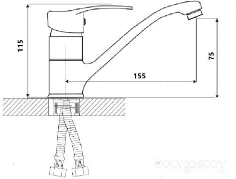 Смеситель Wisent WP45202-2, фото 3