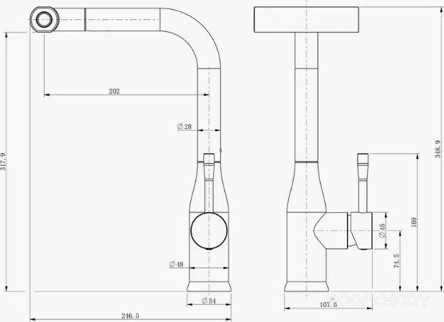 Смеситель Splenka S206.49.05, фото 1