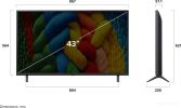 Телевизор LG NanoCell AI NANO80 43NANO80A6B