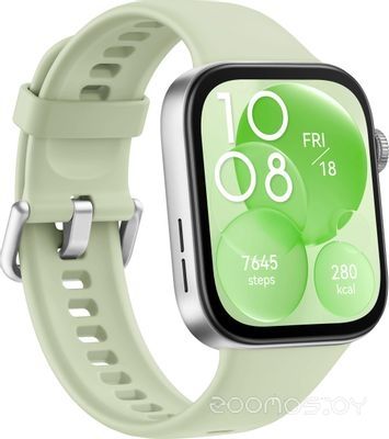 Умные часы Huawei Watch Fit 3 SLO-B09 Green Fluoroelastomer Strap 55020CGD