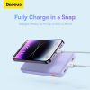 Внешний аккумулятор Baseus Airpow Fast Charge Power Bank 20W 10000mAh (сиреневый)