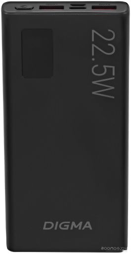 Внешний аккумулятор DIGMA DGPF10A 10000mAh (черный)