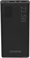 Внешний аккумулятор DIGMA DGPF10A 10000mAh (черный)