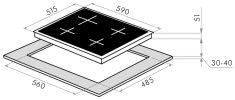 Варочная панель Maunfeld EGHG.64.6CBG/G