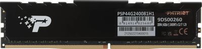 Оперативная память Patriot Signature Premium Line 4GB DDR4 PC4-19200 PSP44G240081H1