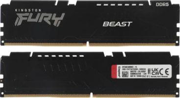 Оперативная память Kingston FURY Beast 2x8ГБ DDR5 5600 МГц KF556C40BBK2-16