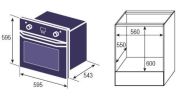 Духовой шкаф Zigmund & Shtain E 151 W