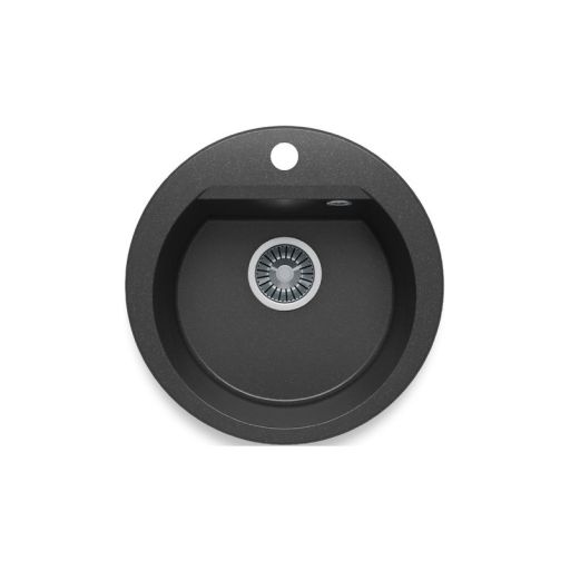 Кухонная мойка POLYGRAN ATOL 460 черный №16