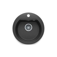 Кухонная мойка POLYGRAN ATOL 460 черный №16