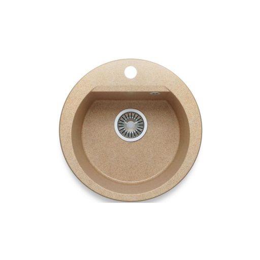 Кухонная мойка POLYGRAN ATOL 460 песочный №302