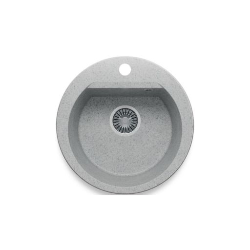 Кухонная мойка POLYGRAN ATOL 460 светло-серый №314