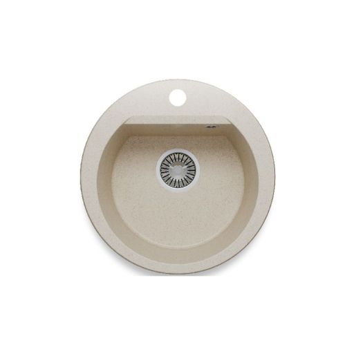 Кухонная мойка POLYGRAN ATOL 460 кремовый №327