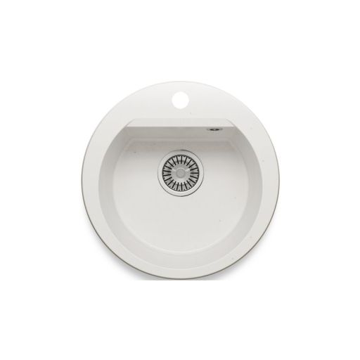 Кухонная мойка POLYGRAN ATOL 460 белый хлопок №36