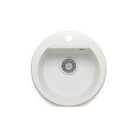 Кухонная мойка POLYGRAN ATOL 460 белый хлопок №36