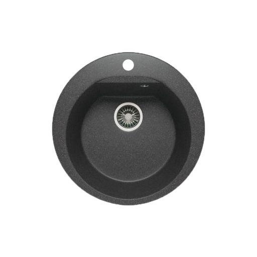 Кухонная мойка POLYGRAN ATOL 520 черный №16