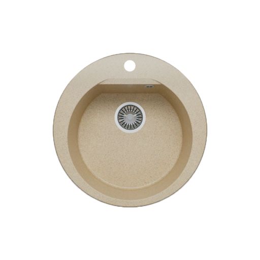 Кухонная мойка POLYGRAN ATOL 520 опал №328 (бежевый)