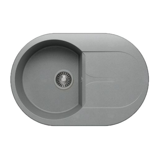Кухонная мойка POLYGRAN ATOL 760 серый №14