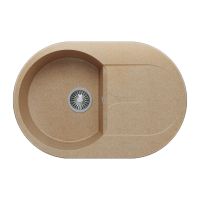 Кухонная мойка POLYGRAN ATOL 760 песочный №302