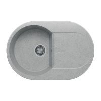 Кухонная мойка POLYGRAN ATOL 760 светло-серый №314