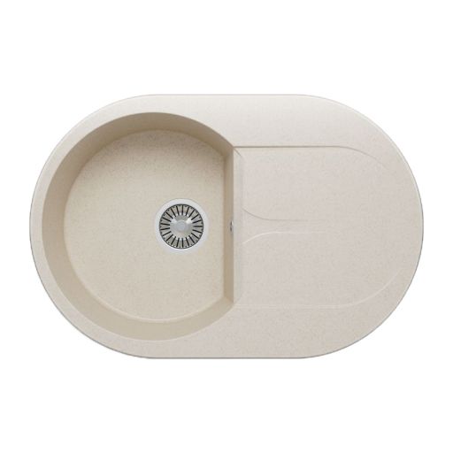 Кухонная мойка POLYGRAN ATOL 760 кремовый №327