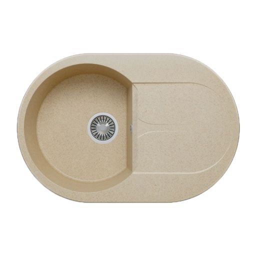 Кухонная мойка POLYGRAN ATOL 760 опал №328 (бежевый)