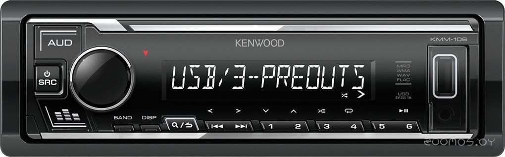USB-магнитола Kenwood KMM-106