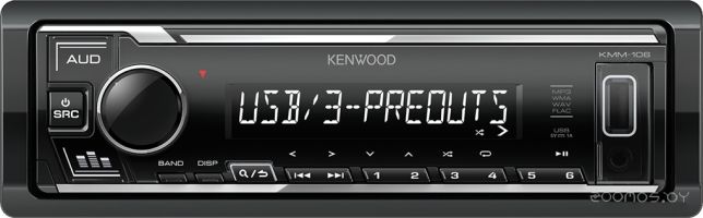 USB-магнитола Kenwood KMM-106