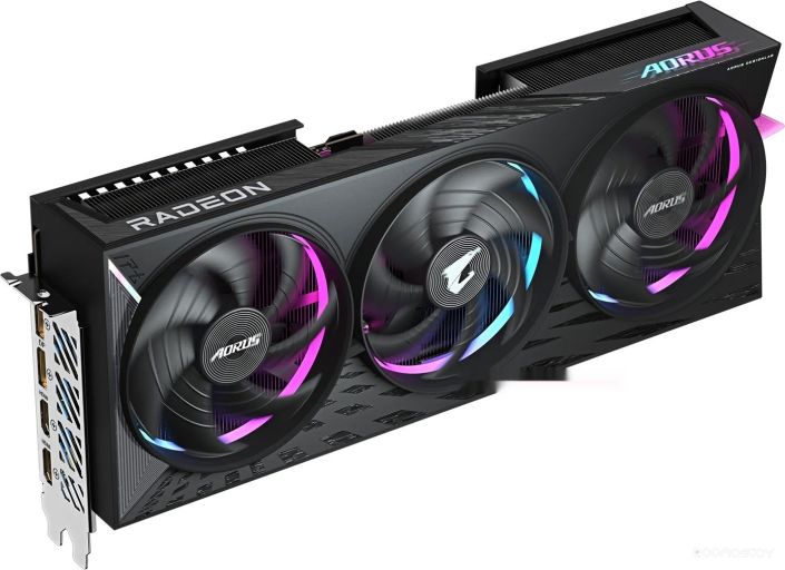 Видеокарта Gigabyte AORUS Radeon RX 9070 XT ELITE 16G GV-R9070XTAORUS E-16GD, фото 1