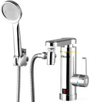 Проточный электрический водонагреватель кран+душ Olivetti OL-WH4056SS