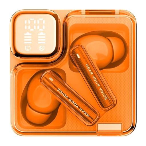 Наушники QCY MeloBuds Neo (оранжевый)