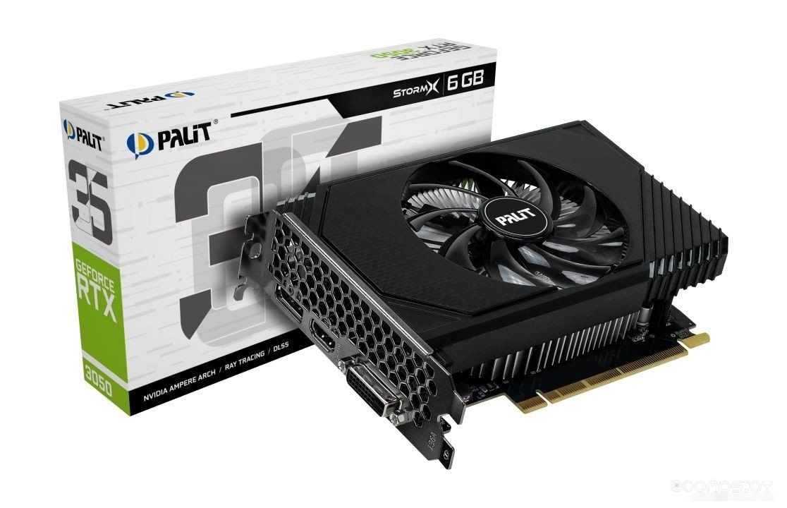 Видеокарта PALIT GeForce RTX 3050 StormX 6GB NE63050018JE-1072F, фото 6