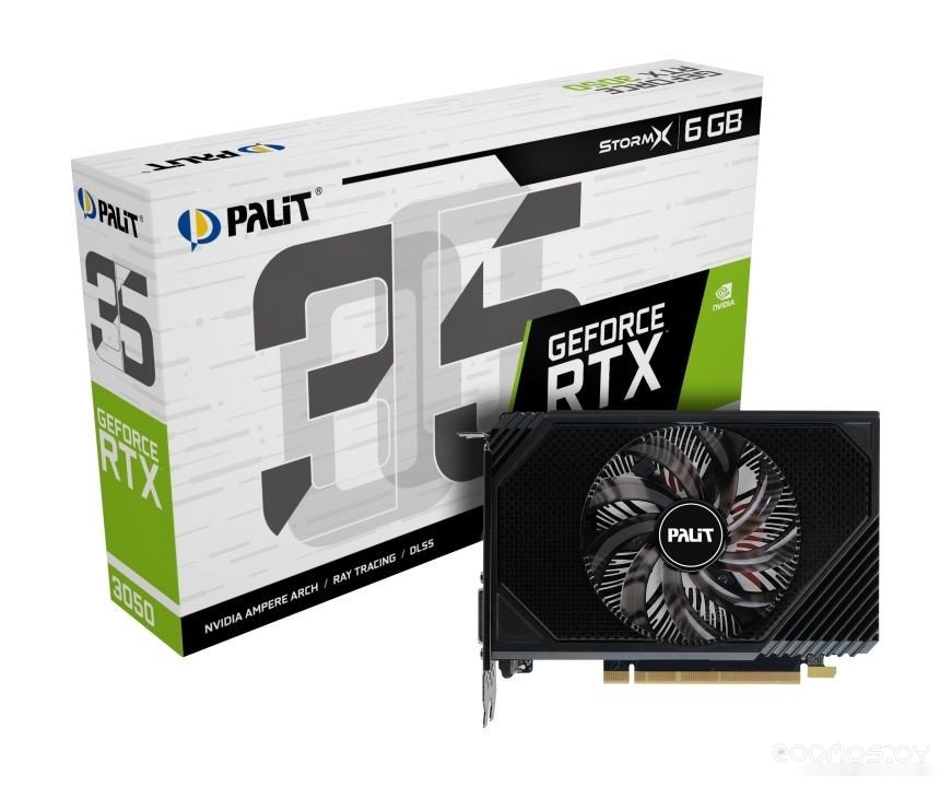 Видеокарта PALIT GeForce RTX 3050 StormX 6GB NE63050018JE-1072F, фото 4