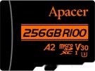 Карта памяти Apacer microSDXC AP256GMCSX10U8-R 256GB (с адаптером)