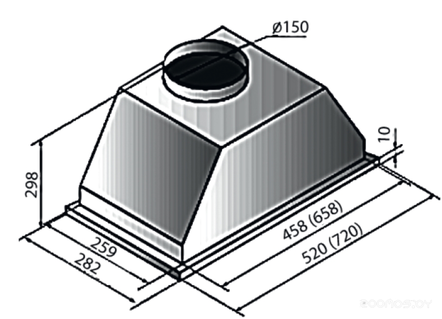 Вытяжка Kuppersberg INLINEA 72 Inox, фото 7