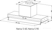Кухонная вытяжка Kuppersberg Nancy S 90 Black