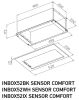 Кухонная вытяжка Meferi INBOX52WH Sensor Comfort