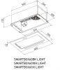 Кухонная вытяжка Meferi SMARTBOX60IX Light