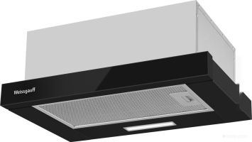 Кухонная вытяжка Weissgauff TEL 450 Black Glass