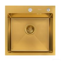 Кухонная мойка ARFEKA ECO AR 500*500 GOLD PVD NANO DECOR