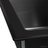 Кухонная мойка ARFEKA ECO AR 500*500 GS BLACK GLASS + BLACK PVD NANO