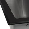 Кухонная мойка ARFEKA ECO AR 500*500 GS BLACK GLASS + SATIN