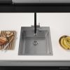 Кухонная мойка ARFEKA Eco AR 500*500 Satin Decor Millet Grains