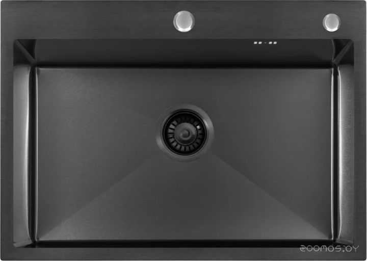 Кухонная мойка ARFEKA ECO AR 700*500 BLACK PVD NANO