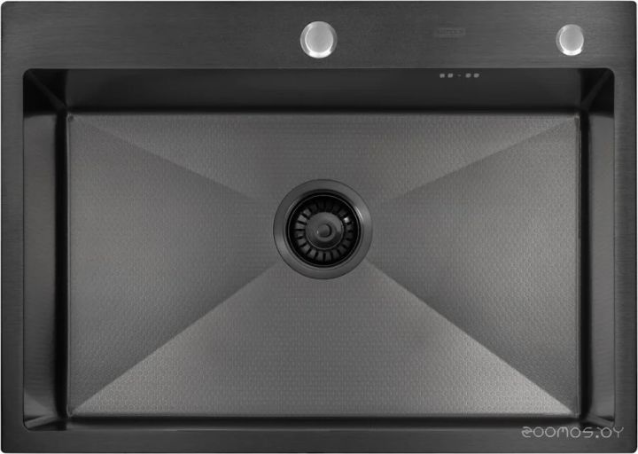 Кухонная мойка ARFEKA ECO AR 700*500 BLACK PVD NANO DECOR