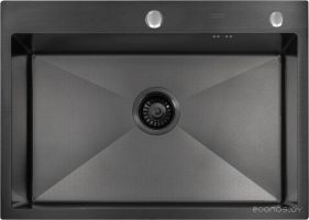 Кухонная мойка ARFEKA ECO AR 700*500 BLACK PVD NANO DECOR