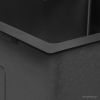 Кухонная мойка ARFEKA ECO AR 700*500 BLACK PVD NANO DECOR VOLCANIC ROCK